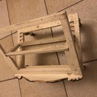 Antico leggio da altare in legno dorato