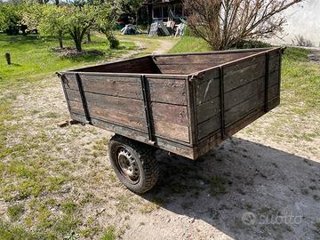 PERMUTO carrello per motocoltovatore o trattorino