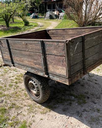 PERMUTO carrello per motocoltovatore o trattorino