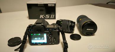 PENTAX K-5 II + 3 OBIETTIVI 18-55, 50-135 E 50-200