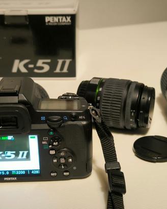 PENTAX K-5 II + 3 OBIETTIVI 18-55, 50-135 E 50-200