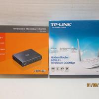 2 MODEM ROUTER WIRELESS ADLS2 TP-LINK N300 + D-LI