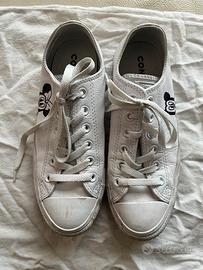 Converse All Star Disney in pelle bianca