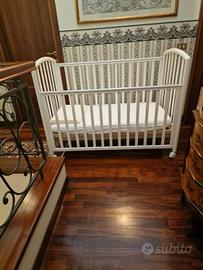 Culla Pali 130×70  + materasso+piumone piuma d oca
