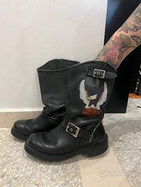 Stivali Harley Davidson jerry vintage tg.37