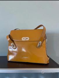 ✨ Borsa a cartella Cromia nuova - Color senape luc