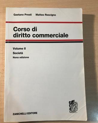 Libro Corso di diritto commerciale
