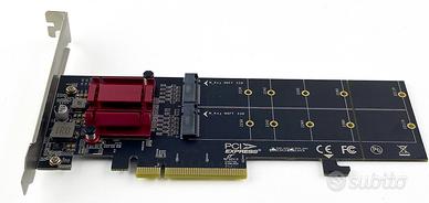 Scheda PCI-e M2 doppia