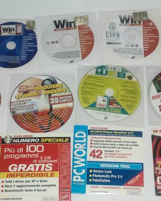 Lotto CD rom e DVD rom vari per collezionisti