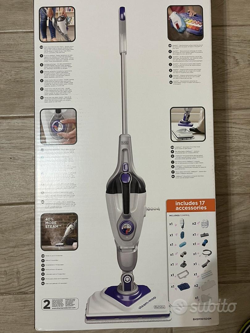 vaporetto black and Decker steam mop - Elettrodomestici In vendita