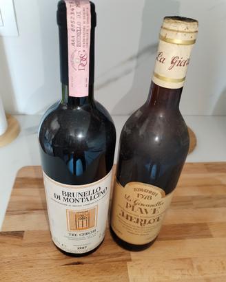 Brunello di Montalcino e Merlot