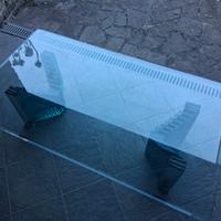 Tavolo da fumo in cristallo