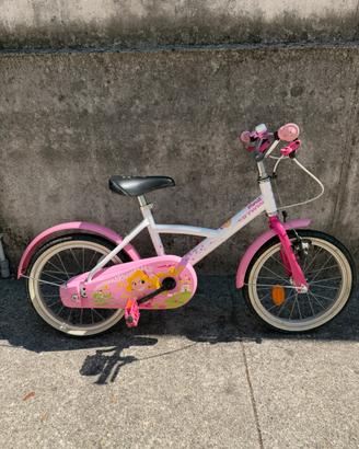 Bicicletta princess btwin 16” bambina