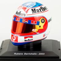 Rubens Barrichello Casco1:5 Modellino Ferrari 2003