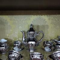 Set tè caffè vintage Space Age Bavaria argento 