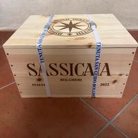 Sassicaia cassa da 6 sigillata