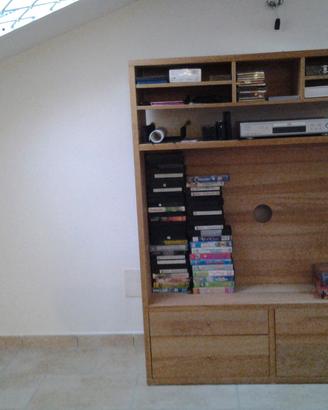 Mobile TV con ripiani e 4 cassetti IKEA.Come nuovo