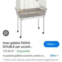 VOLIERA IMAC CON GABBIA PIU PICCOLA