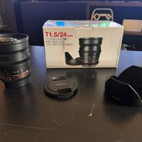 Samyang  24mm T1.5 VDSLR