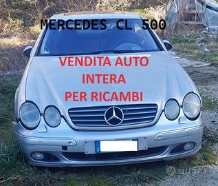 MERCEDES CL 500 Vendita auto intera per ricambi