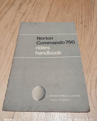 norton commando 750 libr.uso manutenzione 
