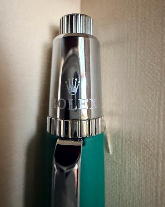 Penna a sfera Rolex originale verde smeraldo