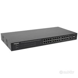 Switch di Rete 24+2 porte Gigabit POE