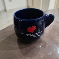 Tazza Baci Perugina con manico a cuore