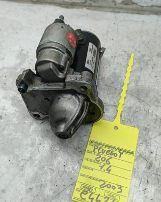 MOTORINO D' AVVIAMENTO PEUGEOT 206 2° Serie Benzi