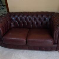 DUE divani in vera pelle