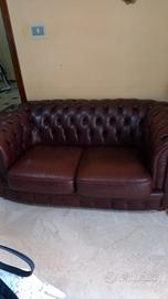 DUE divani in vera pelle