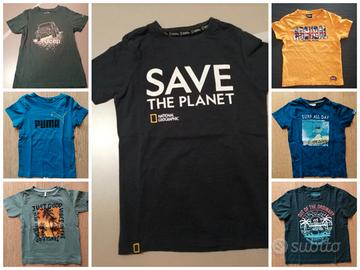 Set magliette mezza manica bambino 