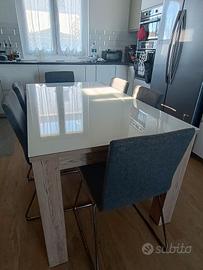 Set Tavolo da pranzo con 6 sedie