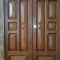 Portone antico legno di castagno