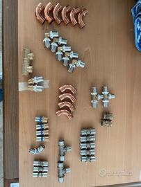 N. 38 pezzi lotto idraulica Curve T multistrato