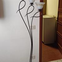 Lampada da Terra con Tre Campane