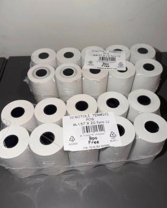 Rotoli di carta termica 57x20 mm
