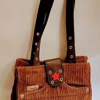 Camomilla (Milano) - borsa in velluto a coste