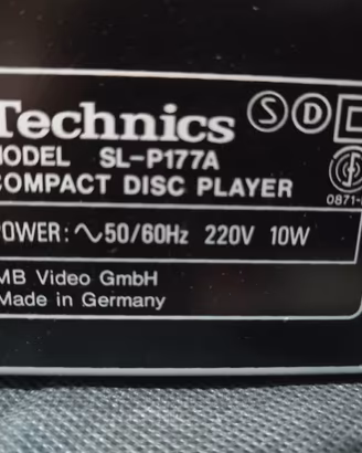 Lettore CD Technics