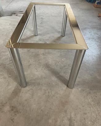 Tavolo design modernariato Cinova Mazza/Gramigna