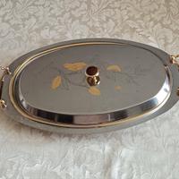 vassoio da portata MATINOX in oro 24 k MIS 46x28x3