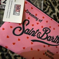 Pochette saint barth cuori rosa