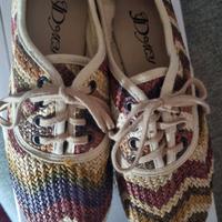espadrilles scarpe donna in paglia intrecciata n36