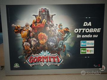 Gormiti cornice pubblicitaria