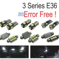 KIT 16 LAMPADE LED INTERNE BMW SERIE 3 E36 SEDAN C