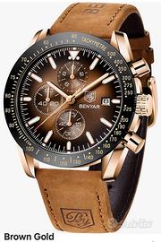 BENYAR Orologio da Uomo Cronografo
