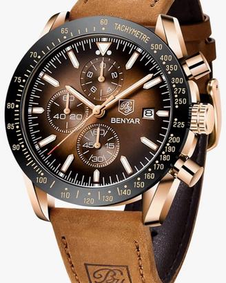 BENYAR Orologio da Uomo Cronografo