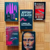 Lotto libri Saviano, Larsson, Brown, Cornwell