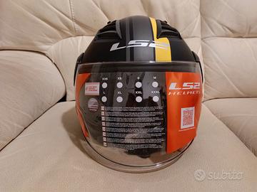 Casco LS2 Airflow  tag. L nero e giallo