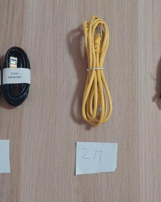 Lotto 6 cavi lan ethernet Cat 5e (RJ45)